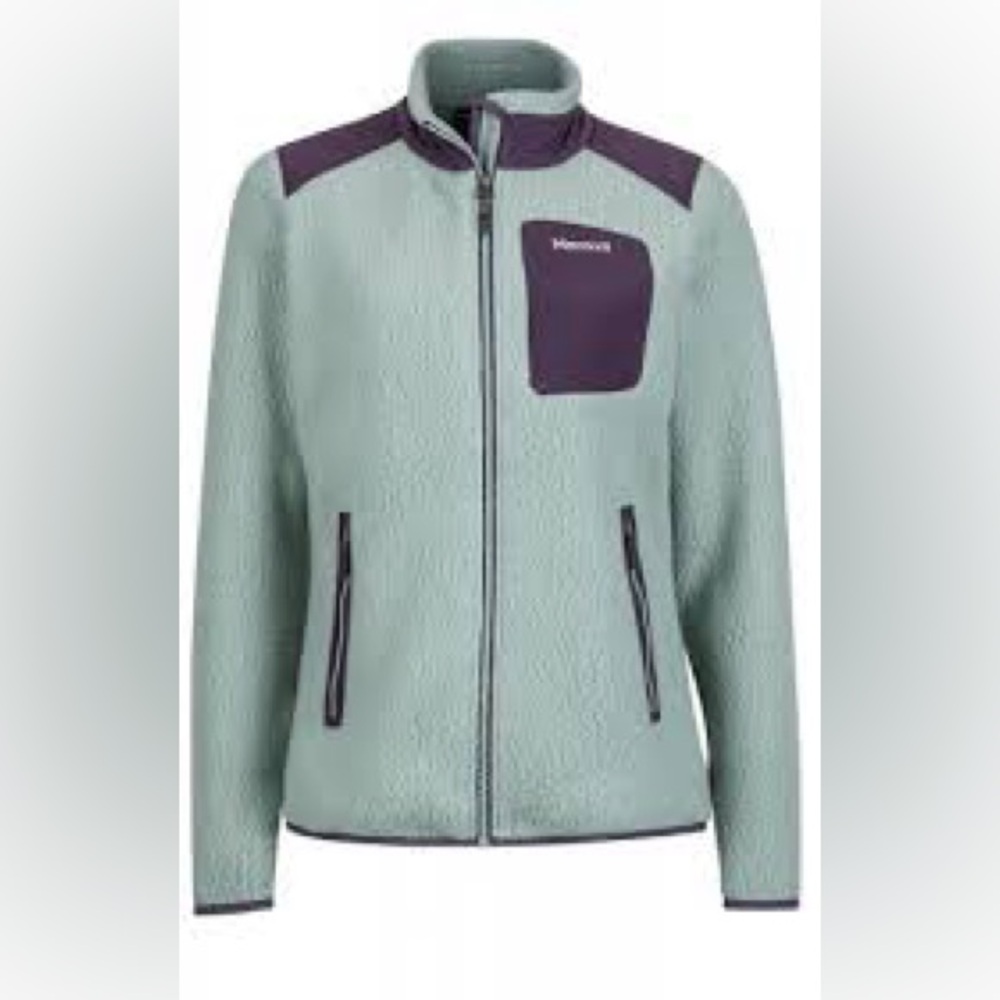 Marmot Women’s Polartec Wiley Jacket in Sea Fog, Size XL